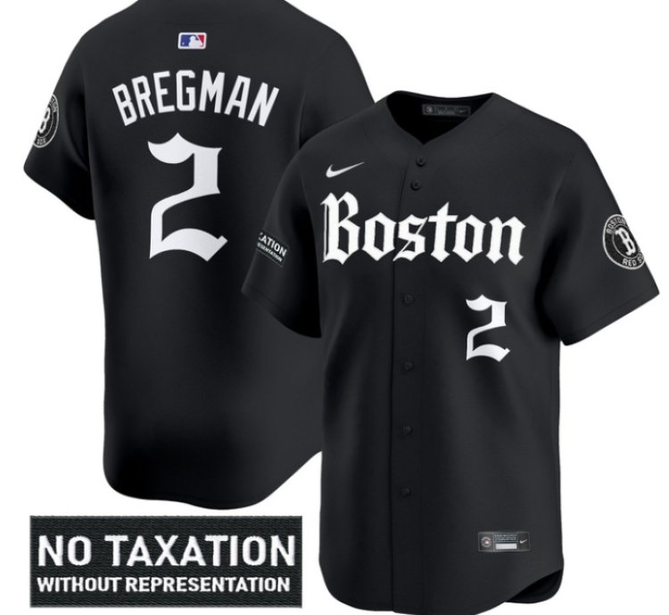 Alex Bregman Jersey 2 Boston Red Sox Retro Newspaper Edition Vapor Premier Limited Stitched Black