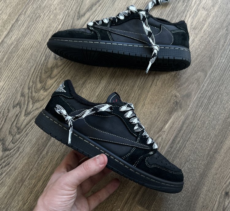 Travis Scott Nike Air Jordan 1 Low Sp Black Phantom Us 6