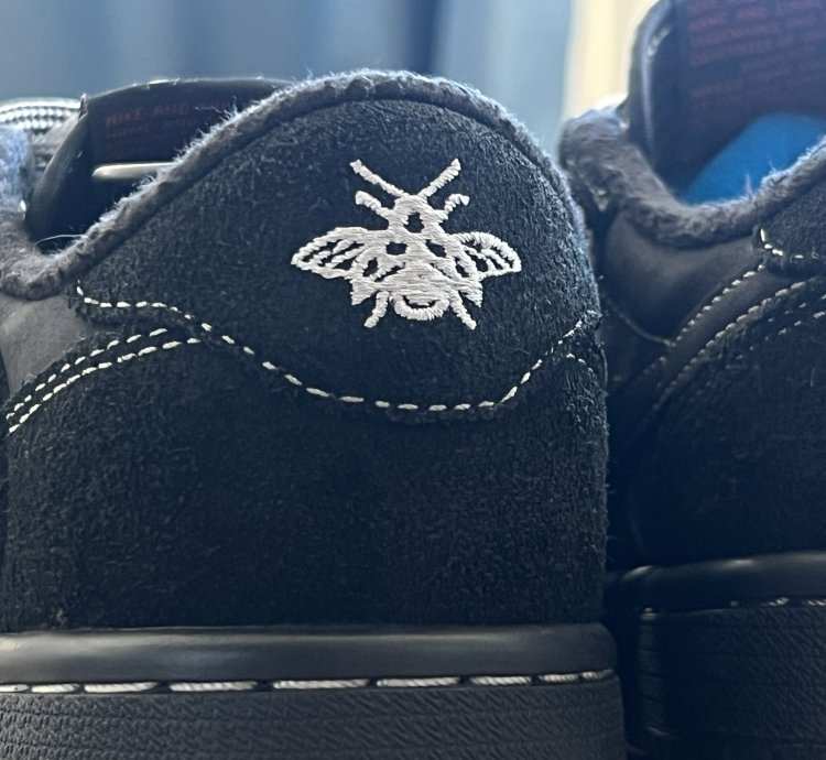 Travis Scott Nike Air Jordan 1 Low Sp Black Phantom Us 6