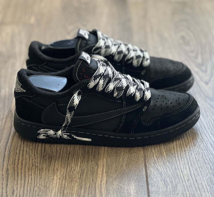 Travis Scott Nike Air Jordan 1 Low Sp Black Phantom Us 6