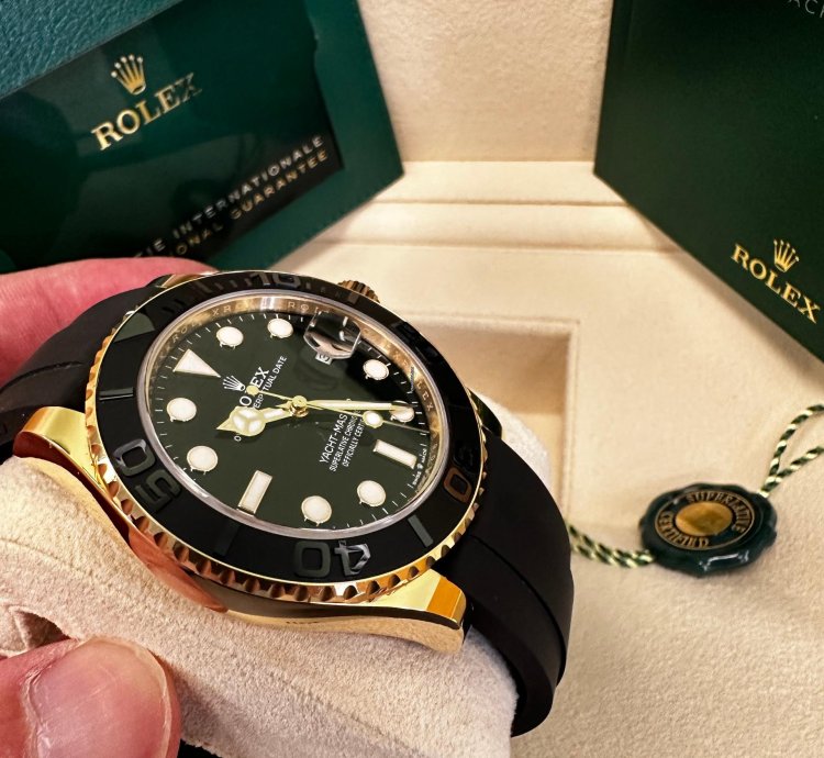 Rolex Yacht-master 42 42mm 226658 Yellow Gold Oysterflex Black Dial Unworn Complete 2024