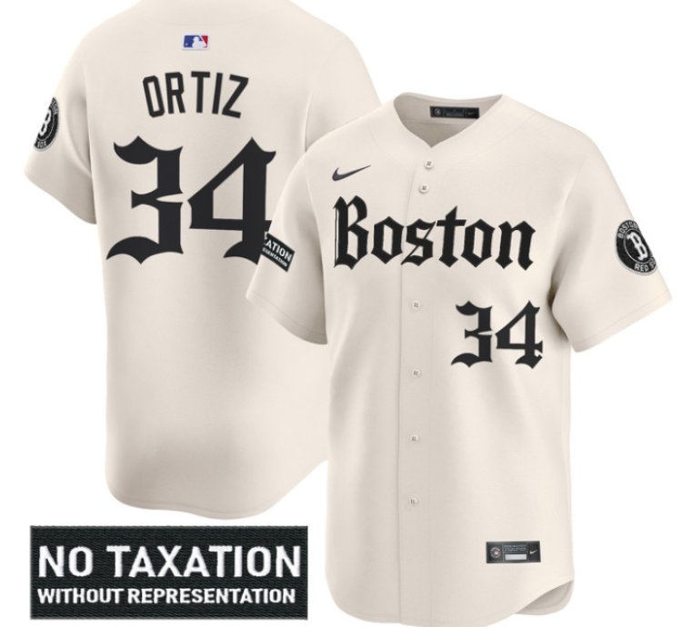 David Ortiz Jersey 34 Boston Red Sox Retro Newspaper Edition Vapor Premier Limited Stitched