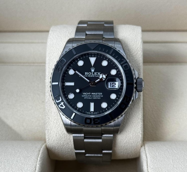 Rolex Yacht-master 42 42mm Black Ceramic Bezel Titanium Black Dial 226627