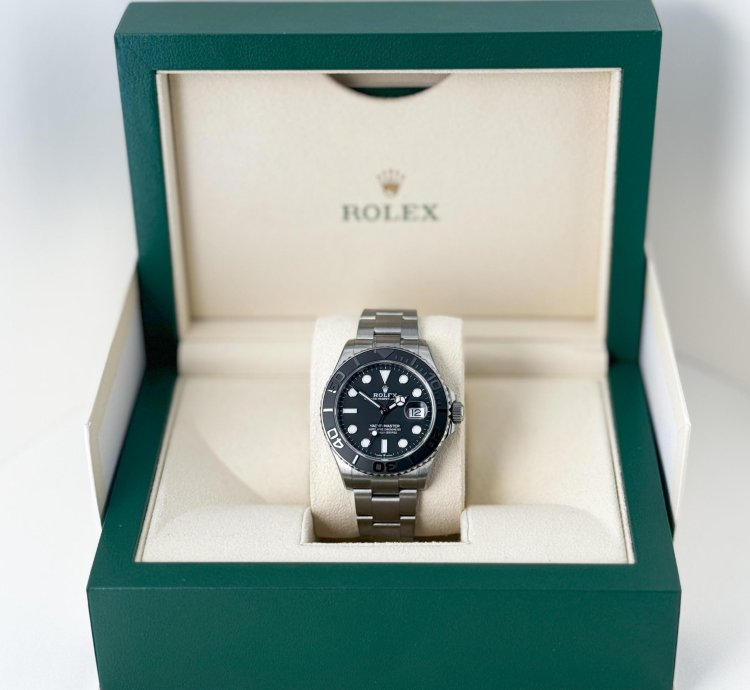 Rolex Yacht-master 42 42mm Black Ceramic Bezel Titanium Black Dial 226627