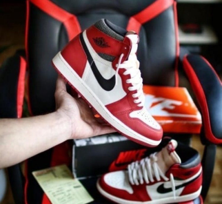 Nike Air Jordan 1 High Lost Found Basketball Sneakers Semi Ua