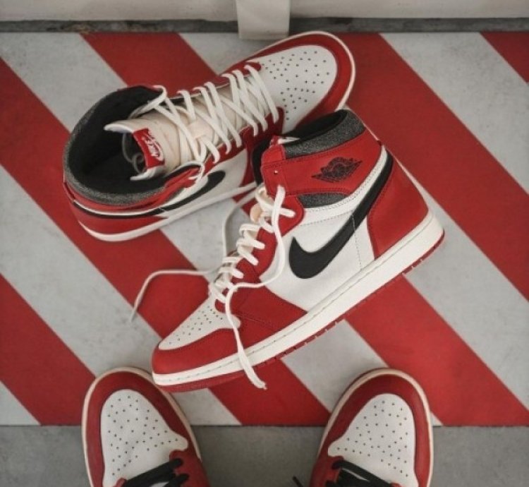 Nike Air Jordan 1 High Lost Found Basketball Sneakers Semi Ua