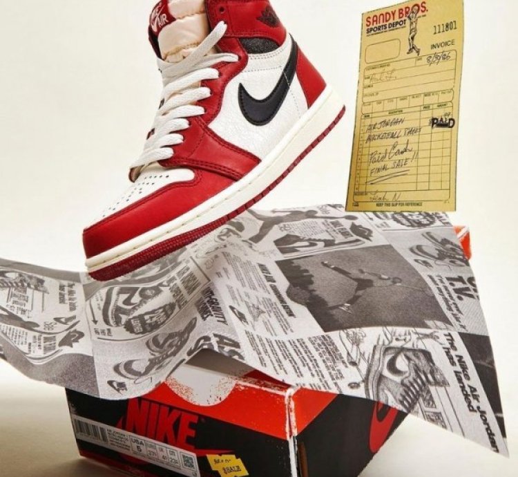 Nike Air Jordan 1 High Lost Found Basketball Sneakers Semi Ua