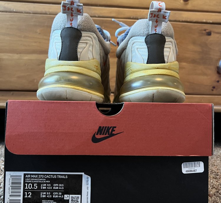 Travis Scott Nike Air Max 270 React Eng Cactus Trails