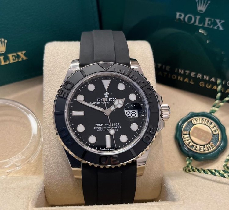 Rolex Yacht-master 42 42mm New 2025 White Gold Oysterflex 226659