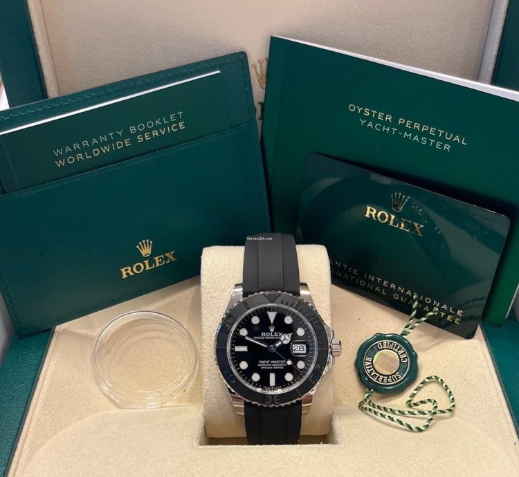 Rolex Yacht-master 42 42mm New 2025 White Gold Oysterflex 226659