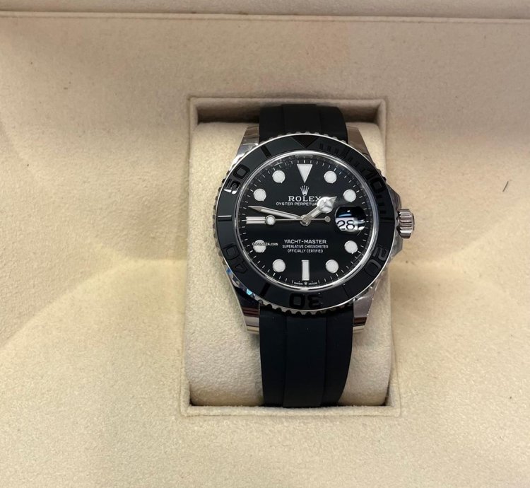 Rolex Yacht-master 42 42mm New 2025 White Gold Oysterflex 226659