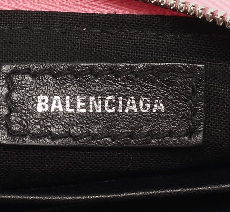 Balenciaga Light Pink Bb Monogram Denim Mini Le Cagole Shoulder Bag