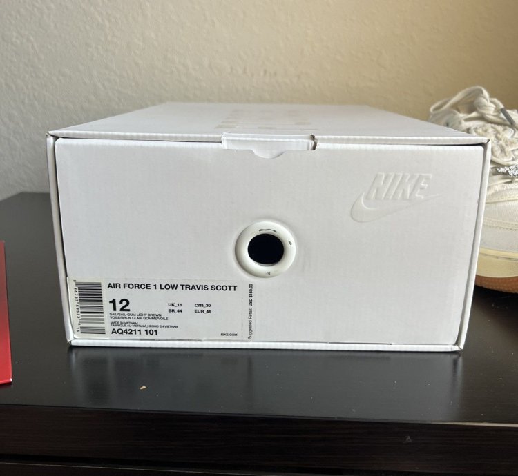 Travis Scott Nike Cactus Jack Air Force 1 Sail Astroworld