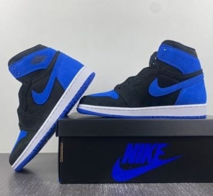 Nike Air Jordan 1 High Royal Reimagined Semi Ua Basketball Sneakers