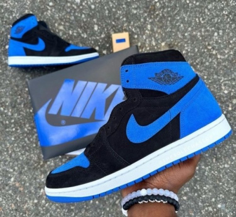 Nike Air Jordan 1 High Royal Reimagined Semi Ua Basketball Sneakers