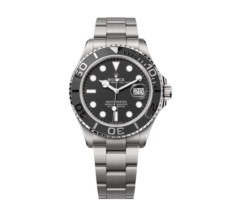 Rolex Yacht-master 42 42mm Titanium Ceramic Bezel Black Dial Oyster Bracelet