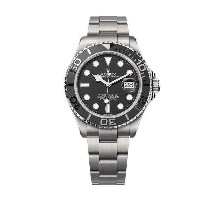 Rolex Yacht-master 42 42mm Titanium Ceramic Bezel Black Dial Oyster Bracelet