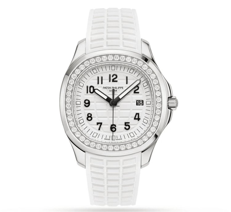 Patek Philippe Aquanaut Stainless Steel Factory Diamond Bezel 5267 200a White Dial