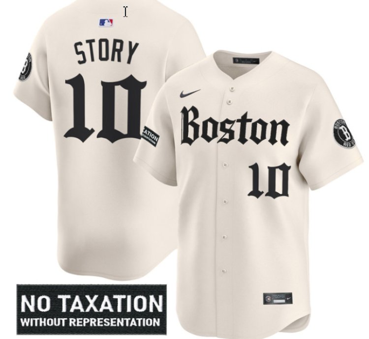 Trevor Story Jersey 10 Boston Red Sox Retro Newspaper Edition Vapor Premier Limited Stitched