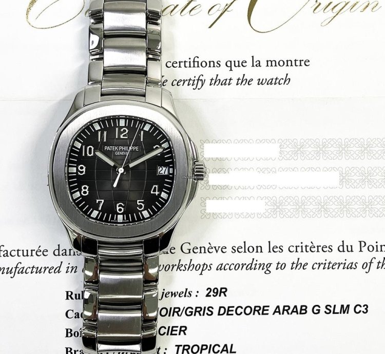 Patek Philippe Aquanaut Stainless Steel Grey Dial 5167a-001