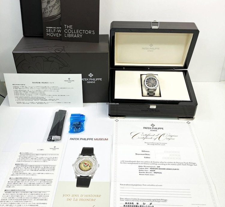 Patek Philippe Aquanaut Stainless Steel Grey Dial 5167a-001