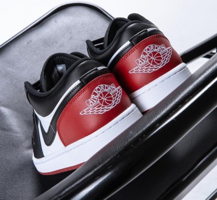 Nike Air Jordan 1 Low Bred Toe 20 2024 Basketball Sneakers