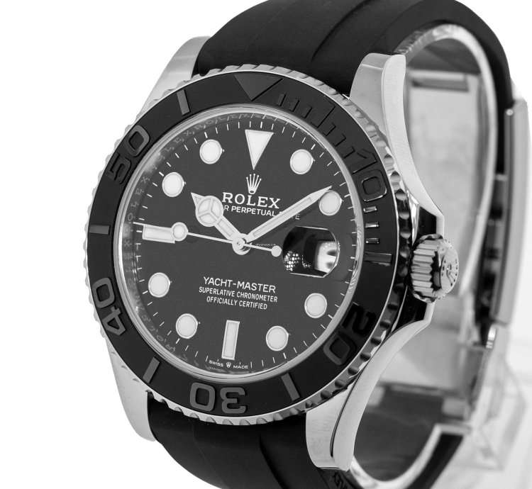 Rolex Yacht-master 42 42mm White Gold Black Dial Black Ceramic Bezel 226659