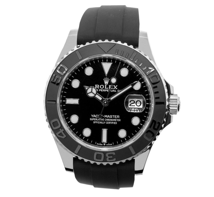 Rolex Yacht-master 42 42mm White Gold Black Dial Black Ceramic Bezel 226659