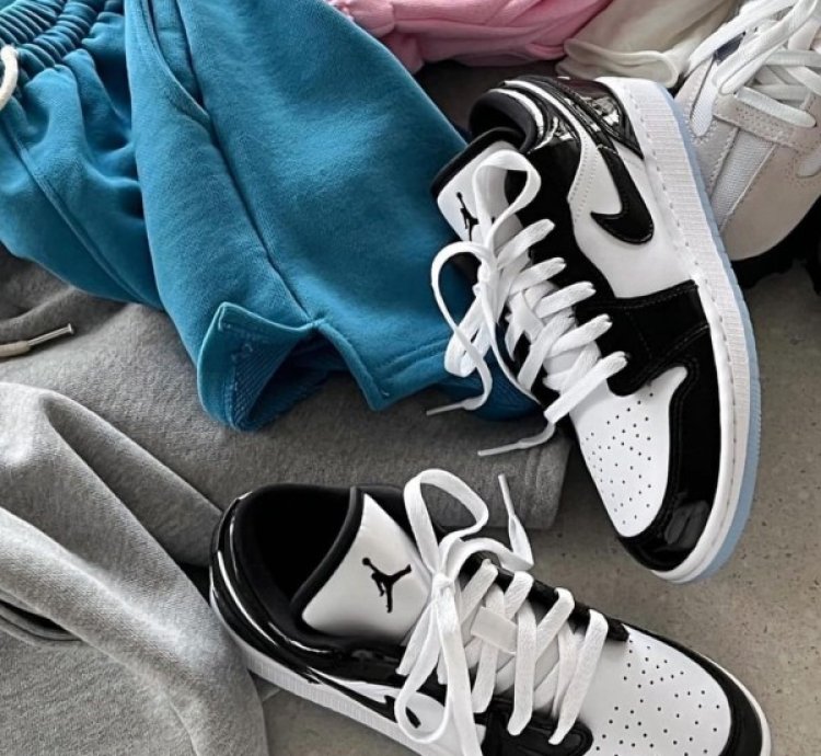 Nike Air Jordan 1 Low Concord Sneakers Semi Ua