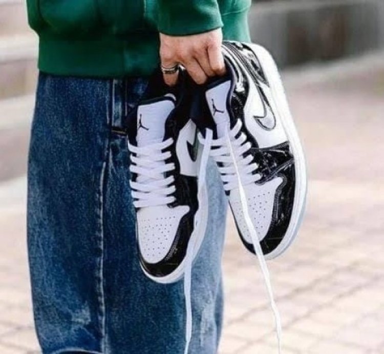 Nike Air Jordan 1 Low Concord Sneakers Semi Ua