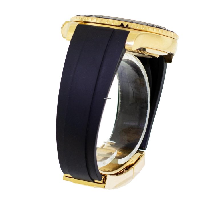Rolex Yacht-master 42 42mm Yellow Gold Black Dial Black Bezel 226658
