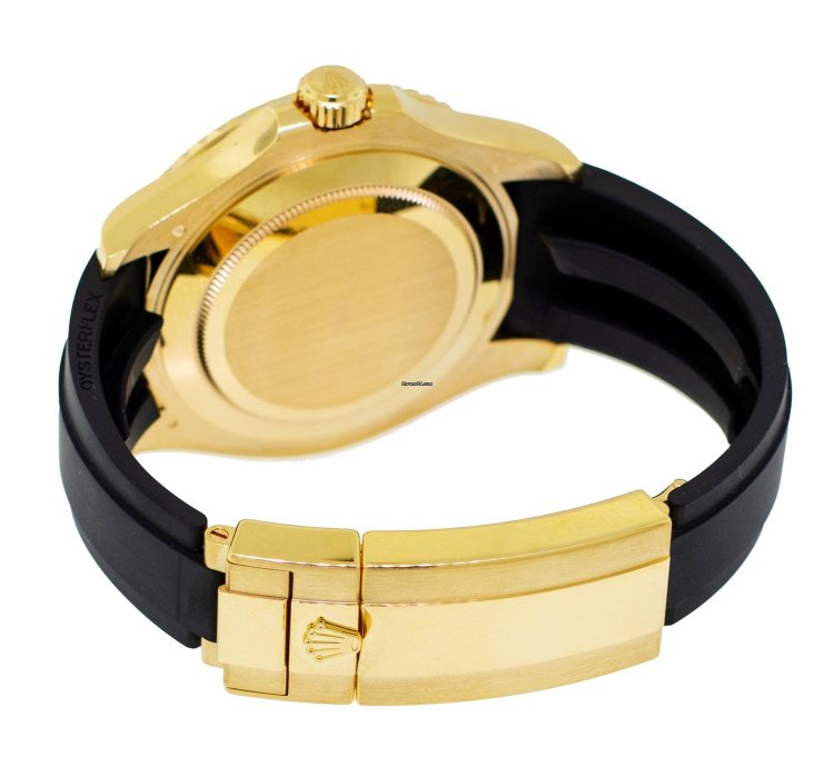 Rolex Yacht-master 42 42mm Yellow Gold Black Dial Black Bezel 226658