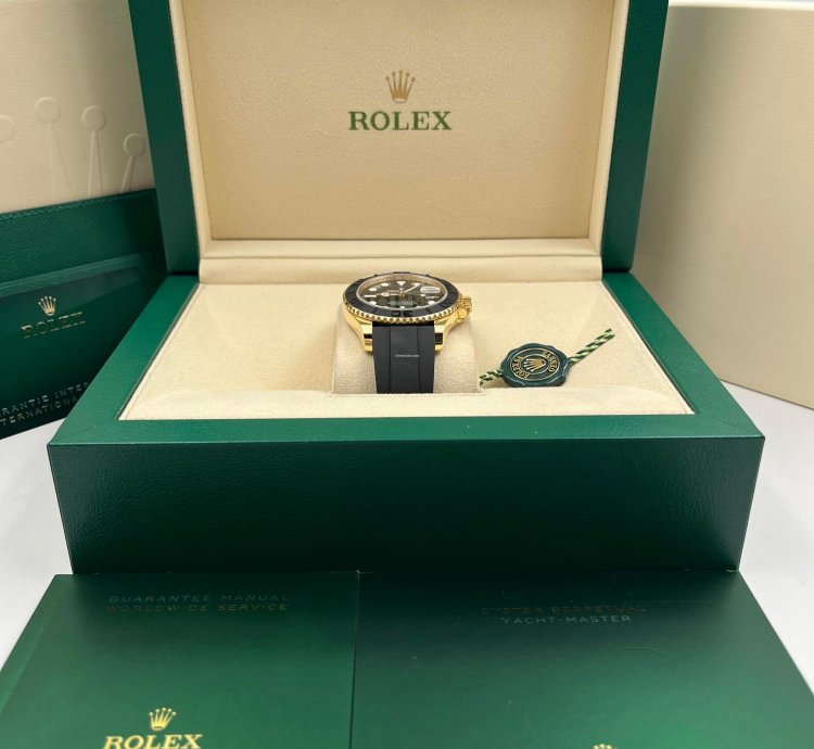 Rolex Yacht-master 42 42mm Yellow Gold Oysterflex 226658 Unworn 2024