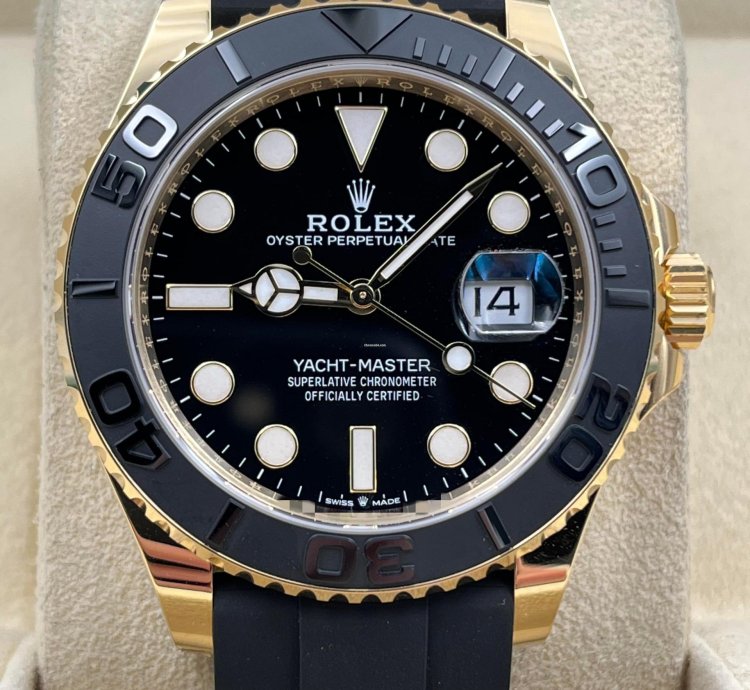 Rolex Yacht-master 42 42mm Yellow Gold Oysterflex 226658 Unworn 2024