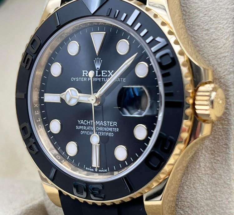 Rolex Yacht-master 42 42mm Yellow Gold Oysterflex 226658 Unworn 2024