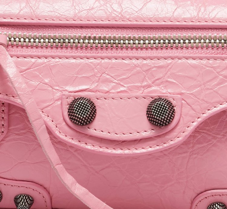 Balenciaga Pink Leather Le Cagole Sling Bag