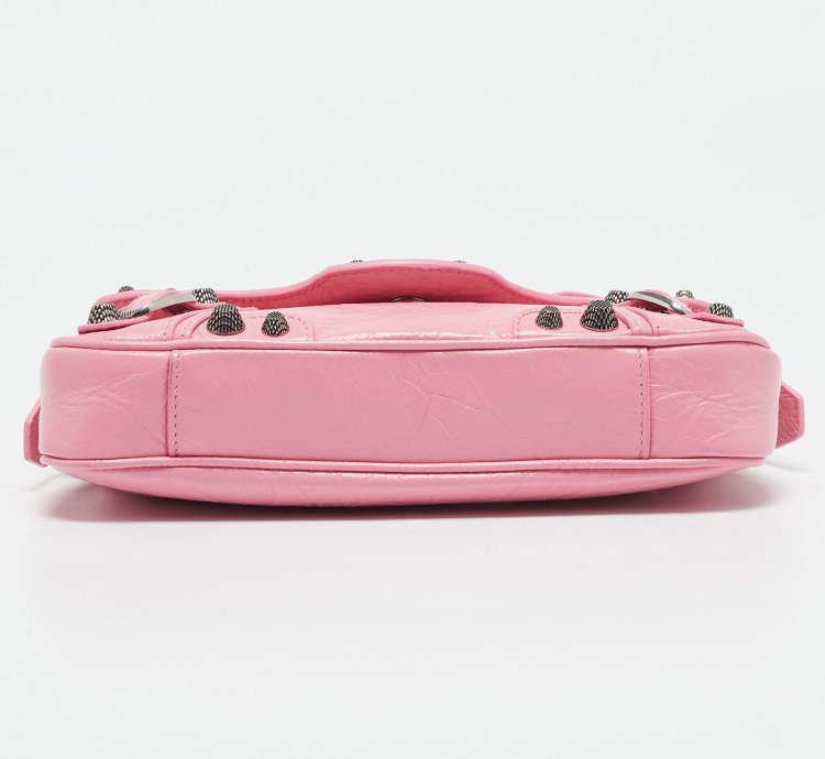 Balenciaga Pink Leather Le Cagole Sling Bag