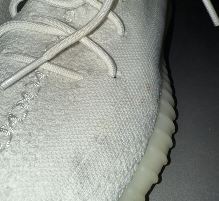 Triple White Yeezy 350 V2 Size 12