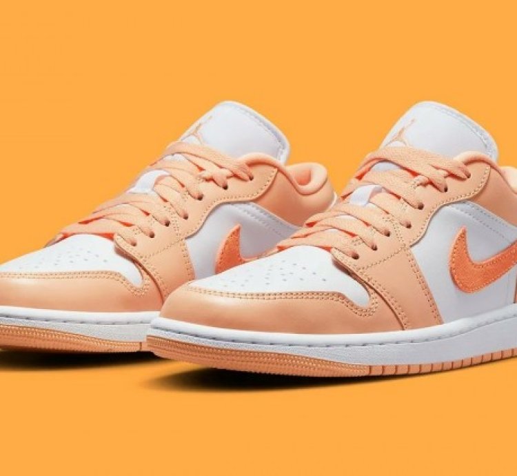 Nike Air Jordan 1 Low Sunset Haze Basketball Sneakers
