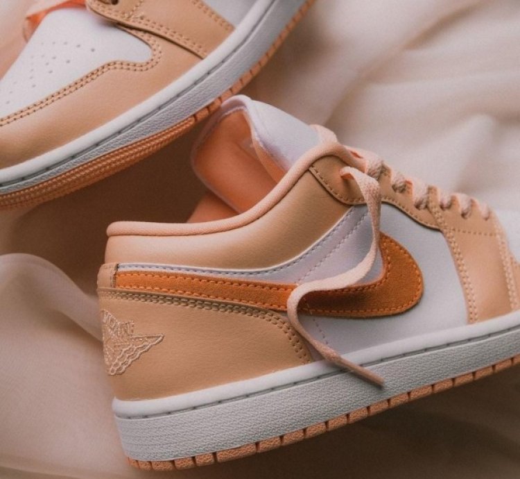 Nike Air Jordan 1 Low Sunset Haze Basketball Sneakers