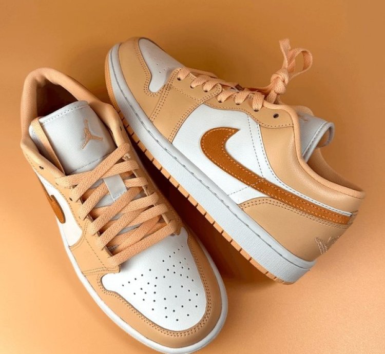 Nike Air Jordan 1 Low Sunset Haze Basketball Sneakers