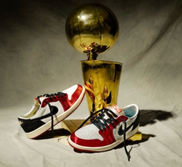 Nike Air Jordan 1 Low Trophy Room Basketball Sneakers Semi Ua