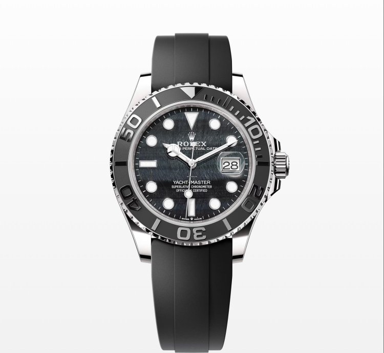 Rolex Yacht-master 42 Black Dial Falcon Eye Unworn