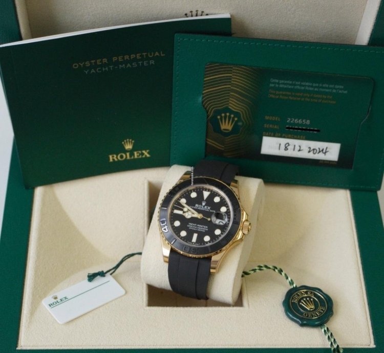 Rolex Yacht-master 42 Complete Set With Box Papers Manueals