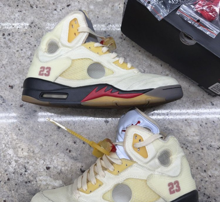 Off White Jordan 5 Sails