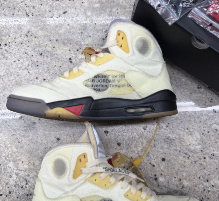 Off White Jordan 5 Sails