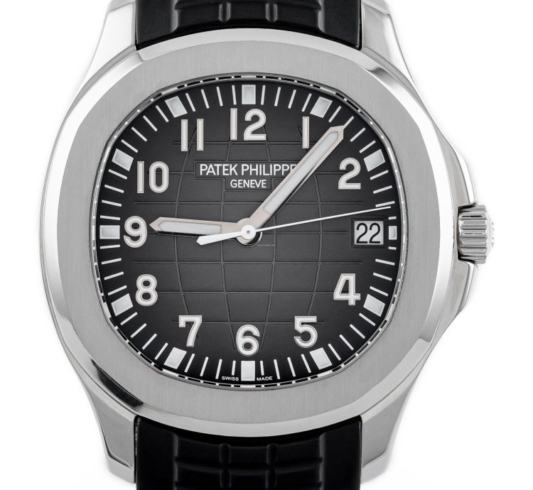 Patek Philippe Aquanaut Steel Black Grey Dial Rubber Strap Ref 5167a-001 Full Set