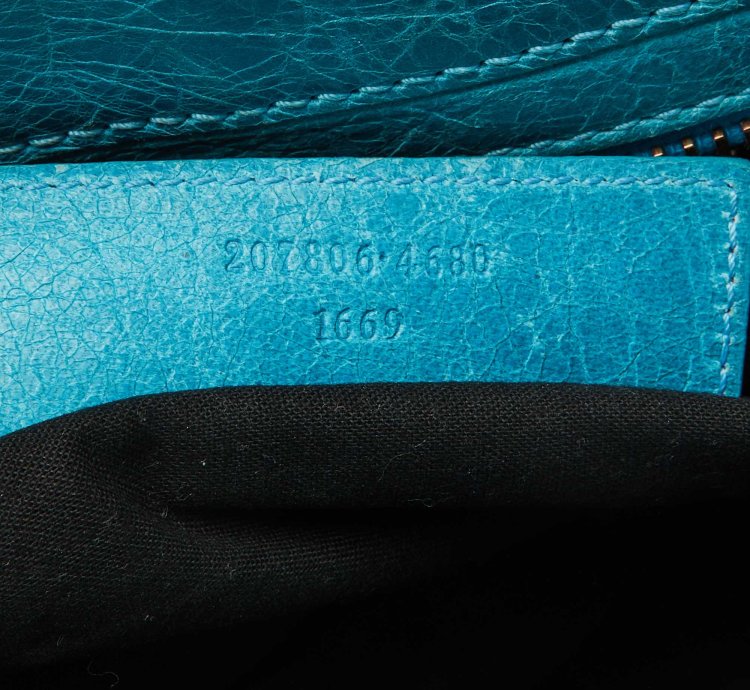Balenciaga Sky Blue Leather Giant 21 Rose Gold Hardware Rtt Bag