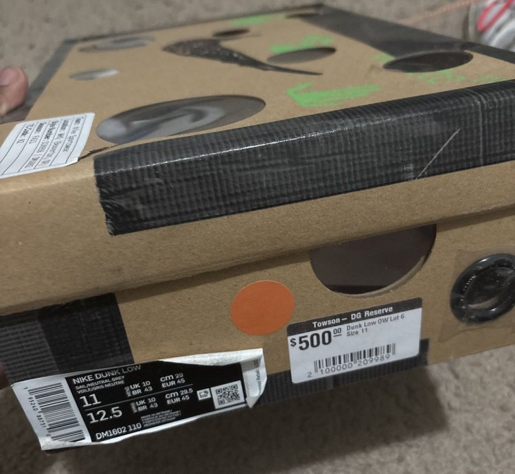 Off White Lot 6 Dunks