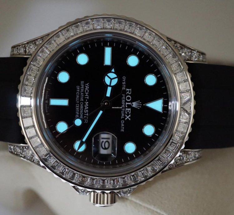Rolex Yacht-master 42 Diamond 2024 Neu Full Set